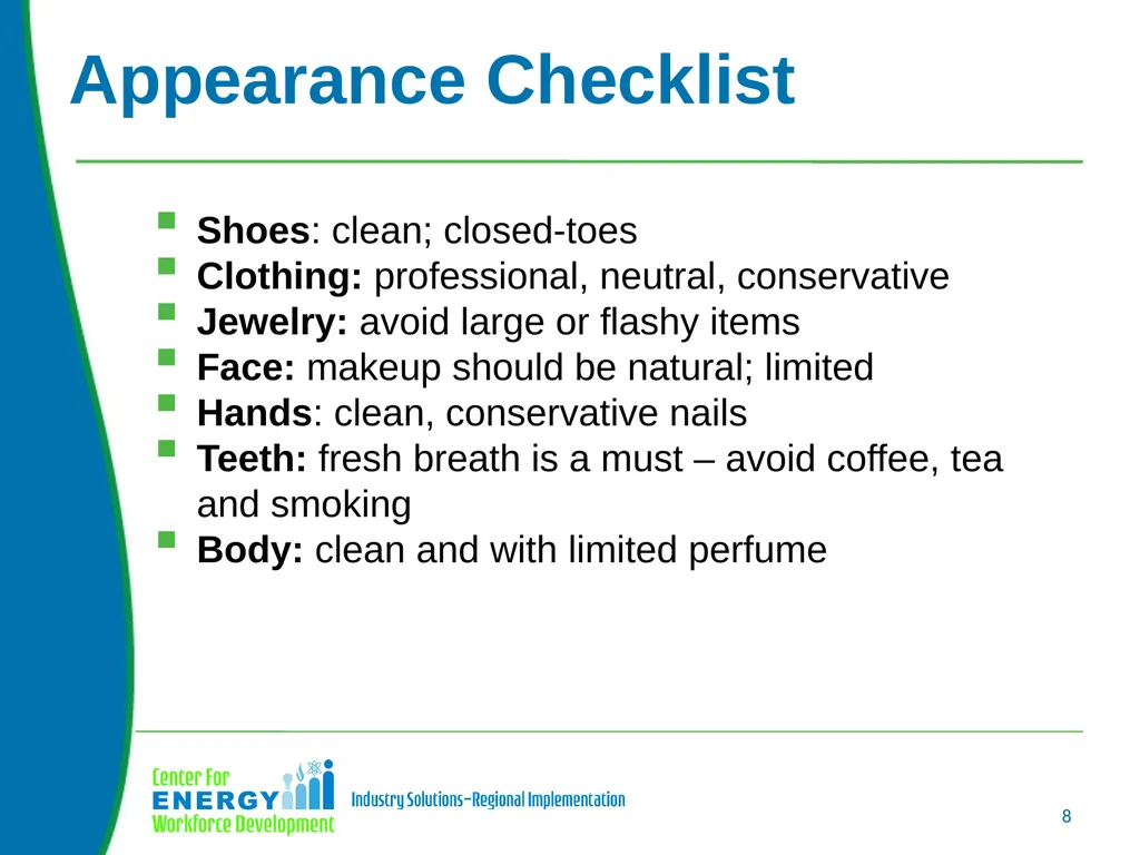 Interviewing Skills Upon completion of this unit - slide 8 of 13