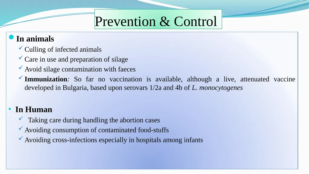 ‘Veterinary Epidemiology & Zoonoses’ VPH-321 - slide 18 of 18