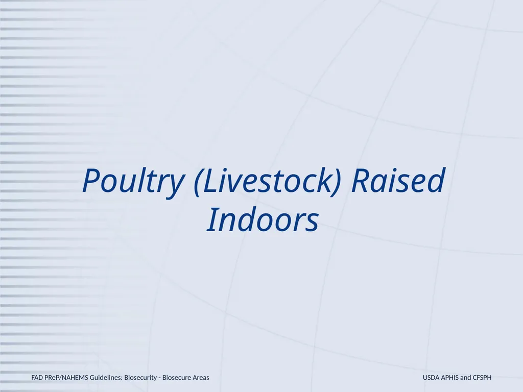 Biosecurity Biosecure Areas Uninfected and - slide 4 of 17