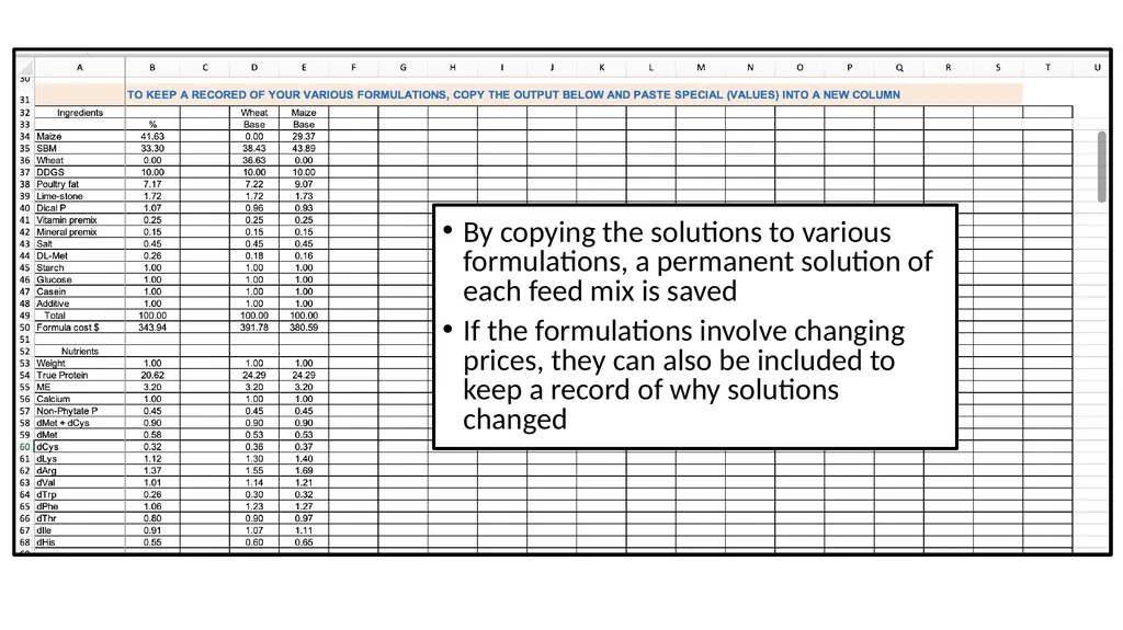 One Page Feed Formulation for Poultry &Pigs etc. - slide 11 of 15