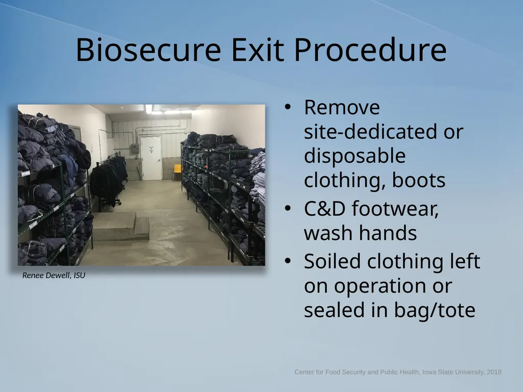 Understanding the Line of Separation Biosecurity - slide 13 of 16