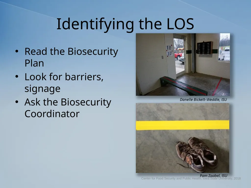 Understanding the Line of Separation Biosecurity - slide 5 of 16