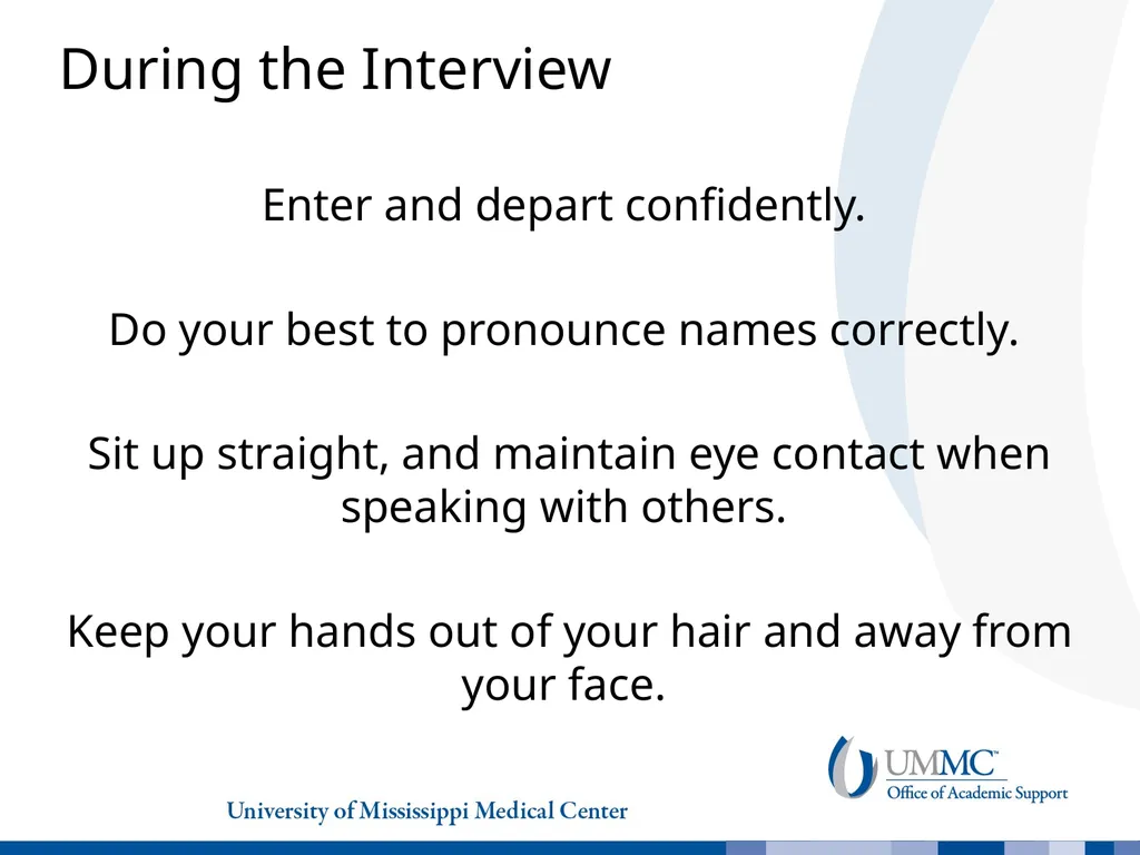 Professional Interviewing Skills Penni Foster, PhD - slide 22 of 26