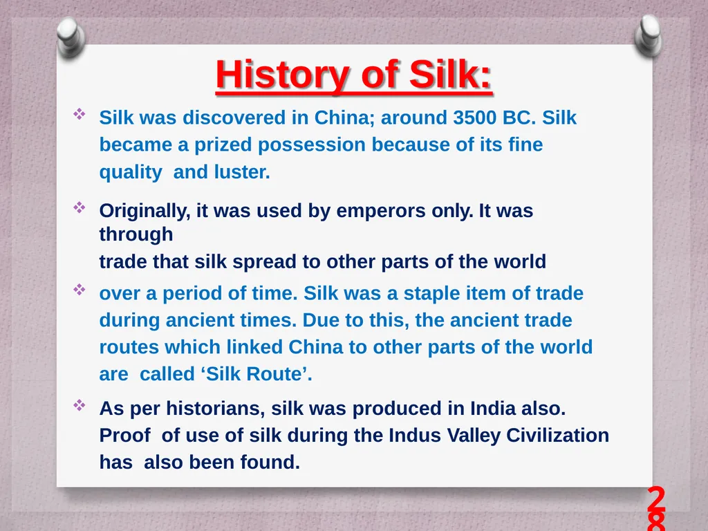 SCIENCE Chapter: 3 FIBRE TO FABRIC Class VII NK - slide 28 of 41