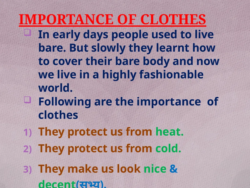 SCIENCE Chapter: 3 FIBRE TO FABRIC Class VII NK - slide 2 of 41