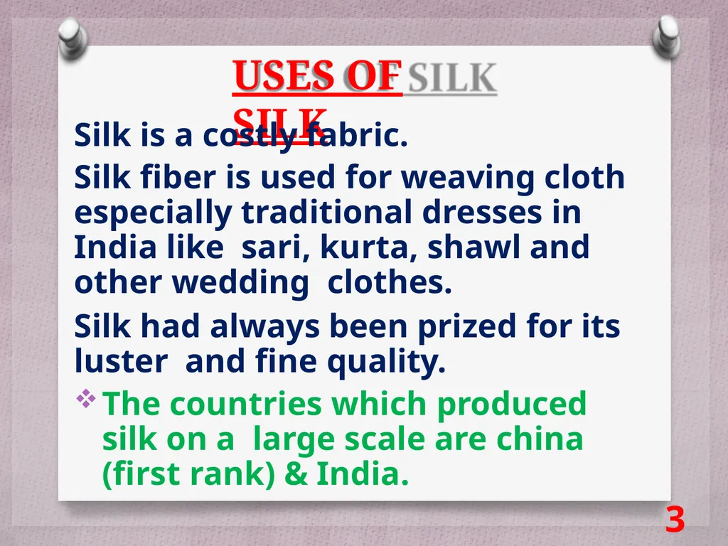 SCIENCE Chapter: 3 FIBRE TO FABRIC Class VII NK - slide 40 of 41