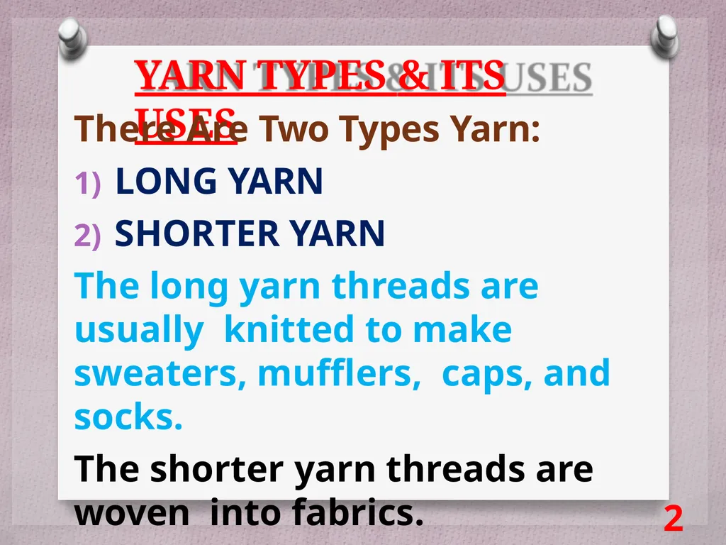 SCIENCE Chapter: 3 FIBRE TO FABRIC Class VII NK - slide 22 of 41