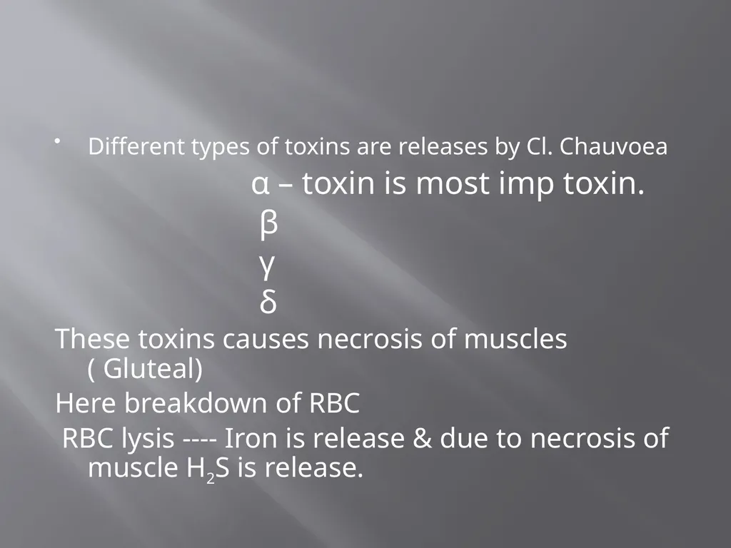 CLOSTRIDIAL DISEASES Introduction Clostridial - slide 47 of 55