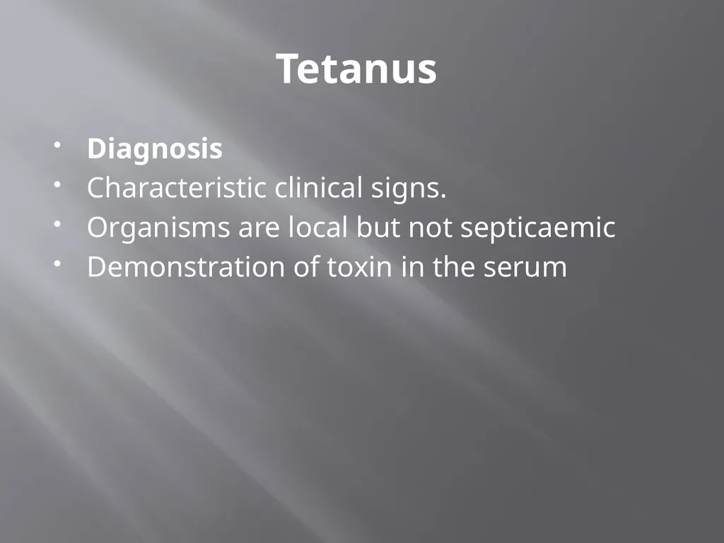 CLOSTRIDIAL DISEASES Introduction Clostridial - slide 21 of 55