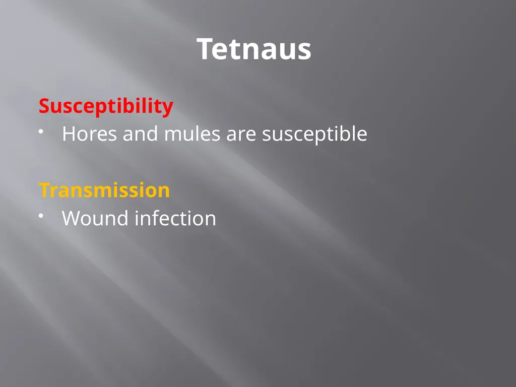 CLOSTRIDIAL DISEASES Introduction Clostridial - slide 13 of 55