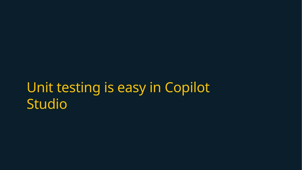 Copilot Studio Kit Overview - slide 4 of 45