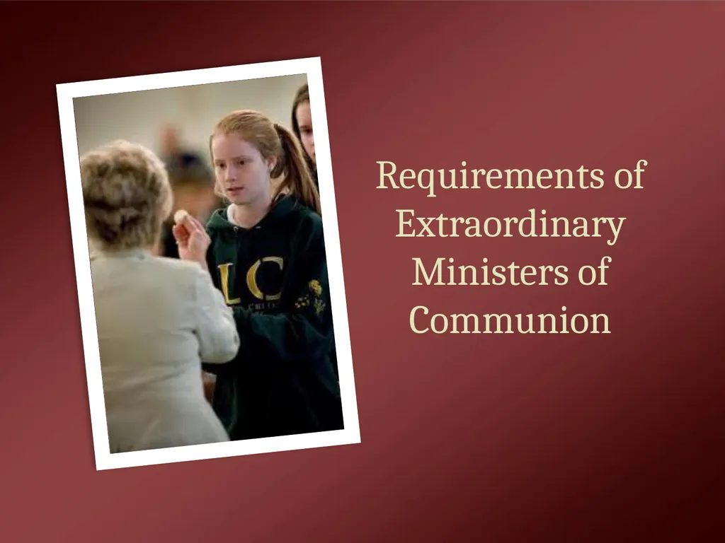 “For I received from the Lord what I also handed - slide 40 of 46