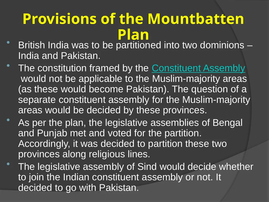 INDIAN INDEPENDENCE ACT 1947 - slide 7 of 10