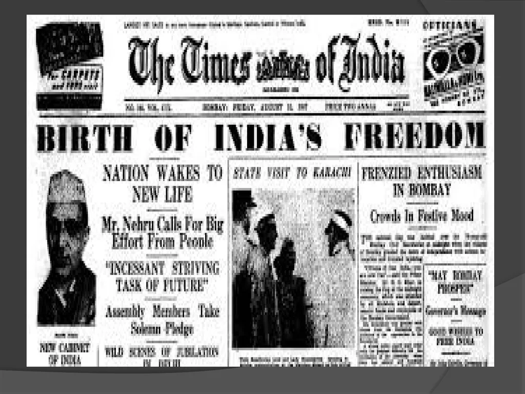 INDIAN INDEPENDENCE ACT 1947 - slide 2 of 10