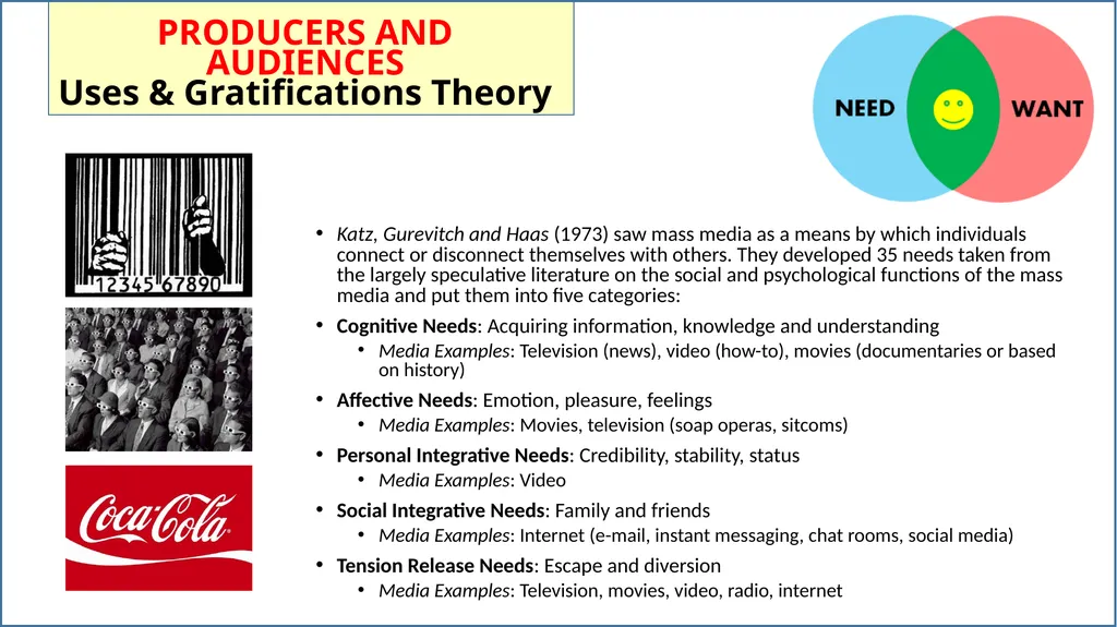 Y13 Media Studies Monday 14th January WALT: to - slide 33 of 34