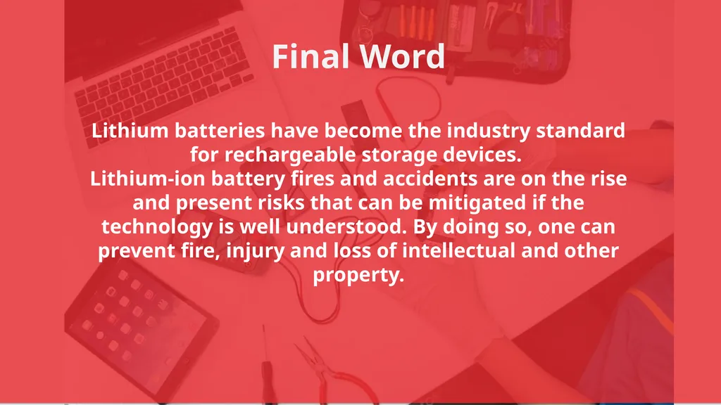 Click anywhere to get started… Lithium Battery - slide 11 of 11