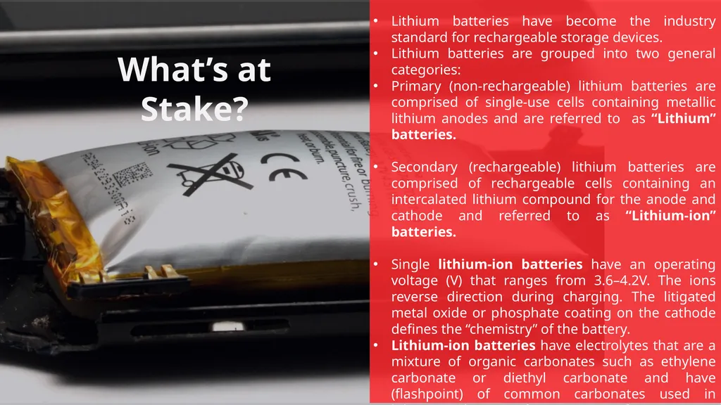 Click anywhere to get started… Lithium Battery - slide 3 of 11
