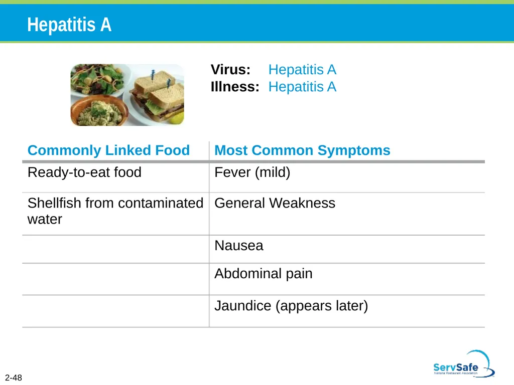 Foodborne Illnesses A foodborne illness is a - slide 70 of 118