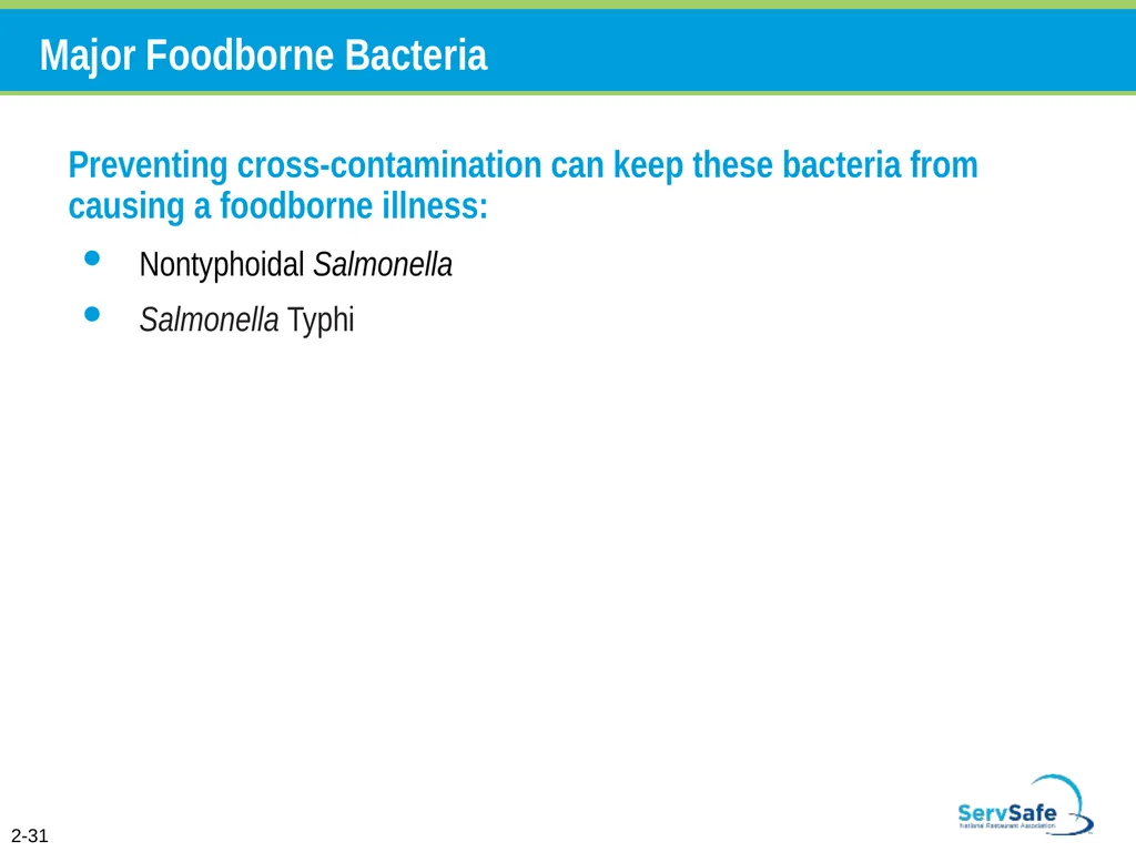 Foodborne Illnesses A foodborne illness is a - slide 53 of 118