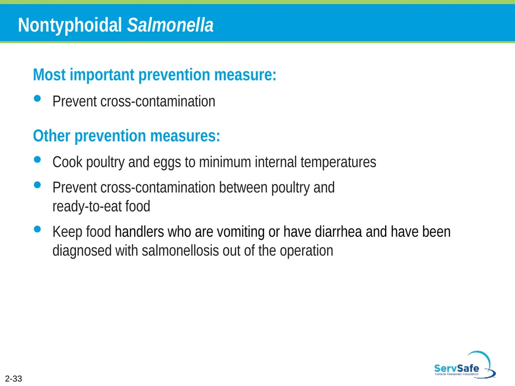Foodborne Illnesses A foodborne illness is a - slide 55 of 118