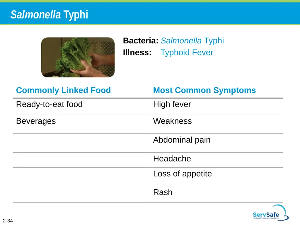 Foodborne Illnesses A foodborne illness is a - slide 56 of 118
