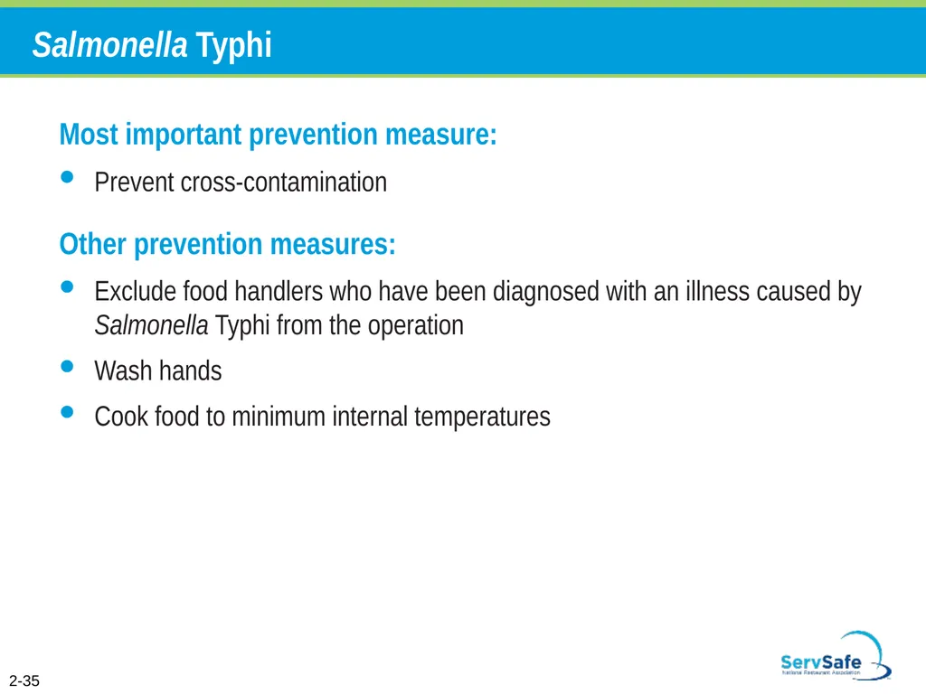 Foodborne Illnesses A foodborne illness is a - slide 57 of 118