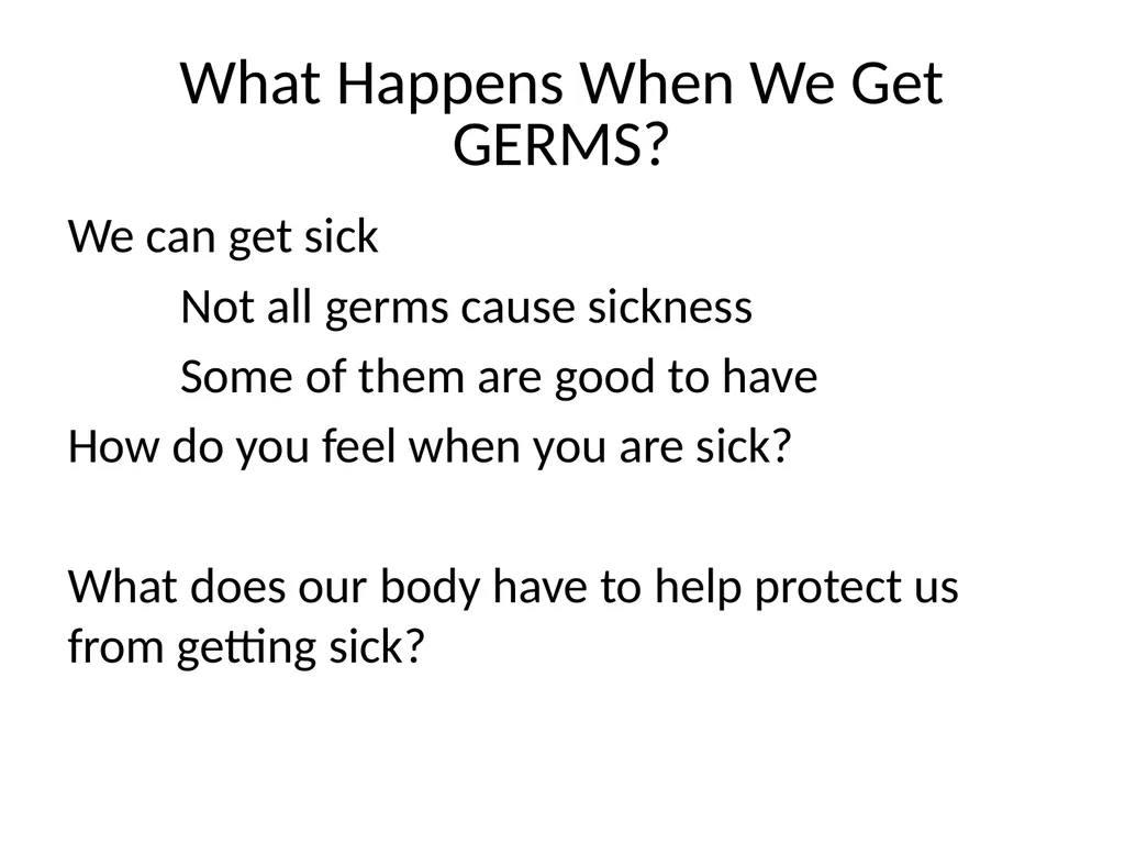 Ms. Kanoe’s Kindergarten Class Glitter Germs What - slide 3 of 9