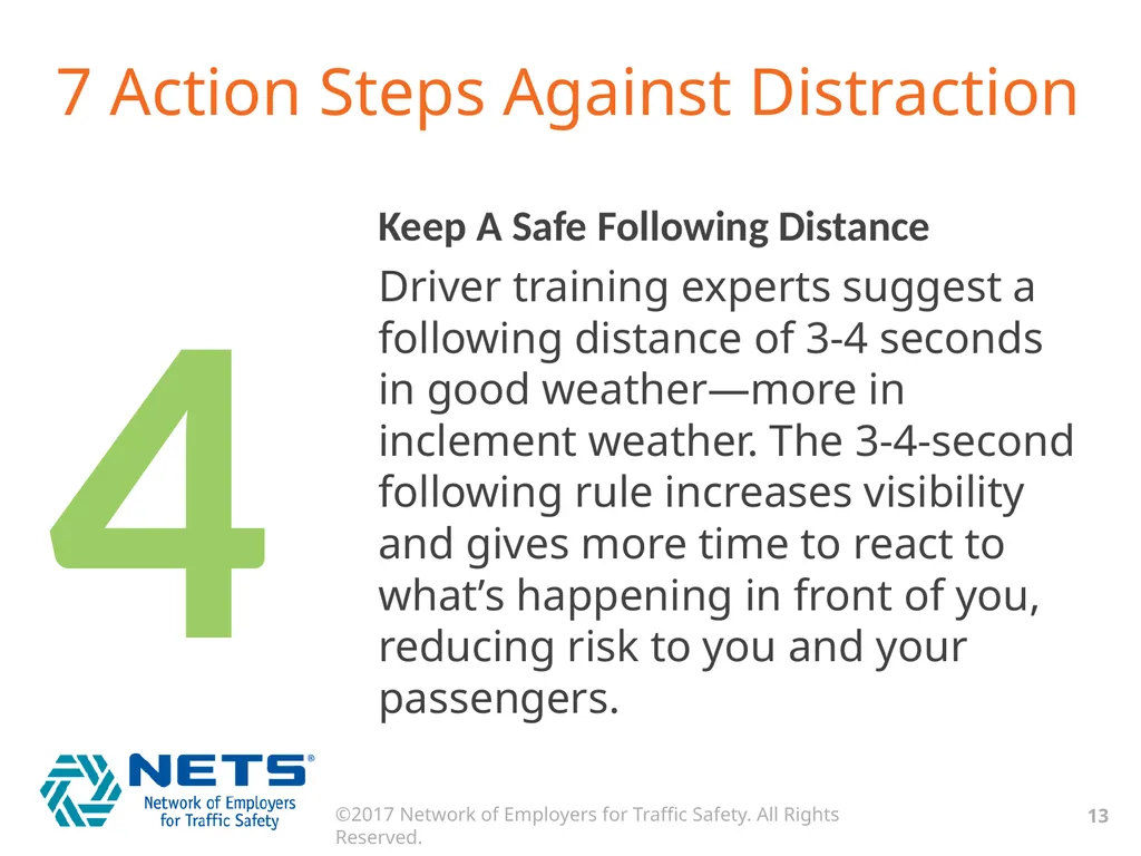 DRIVE FOCUSED. DRIVE SMART. GET HOME SAFELY. What - slide 13 of 17
