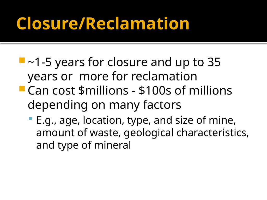 Copper Mining and Processing Learning Objectives - slide 57 of 87