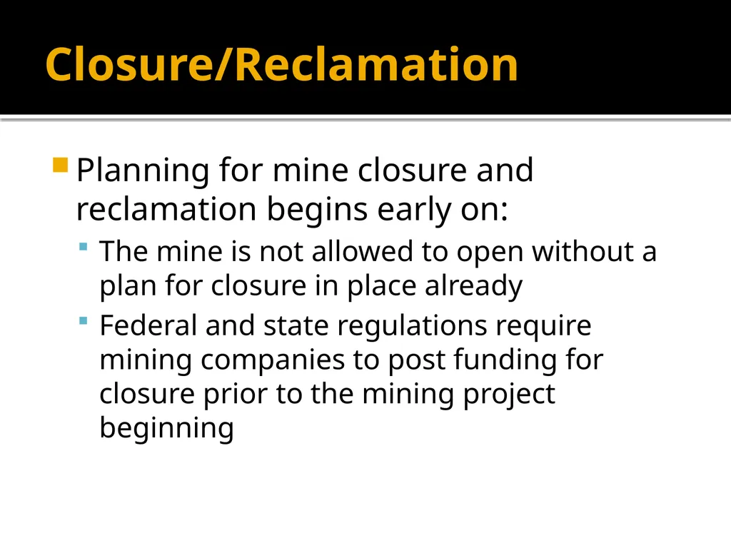 Copper Mining and Processing Learning Objectives - slide 58 of 87