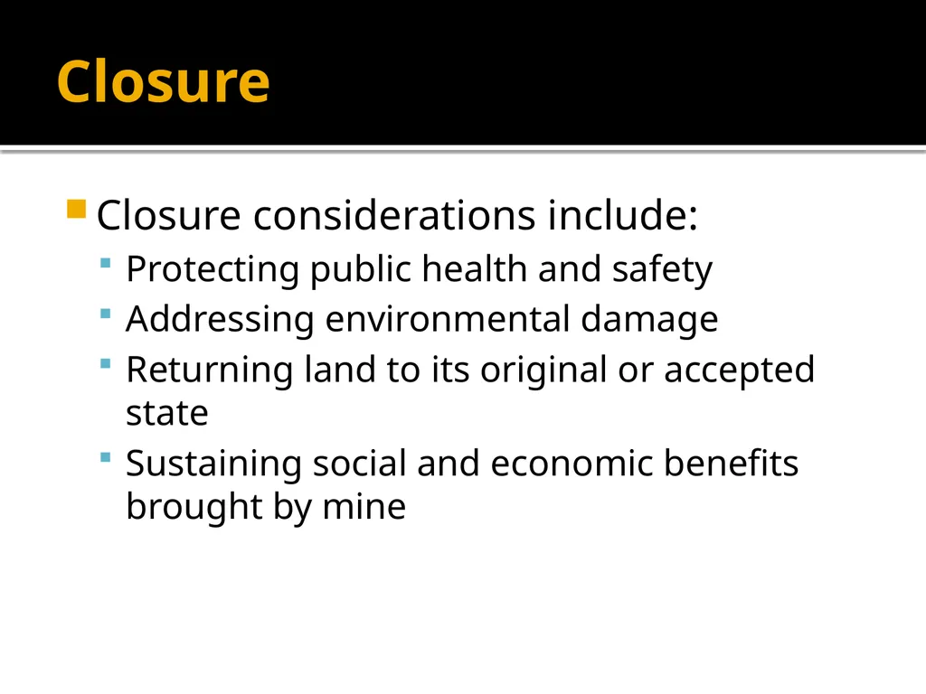 Copper Mining and Processing Learning Objectives - slide 59 of 87