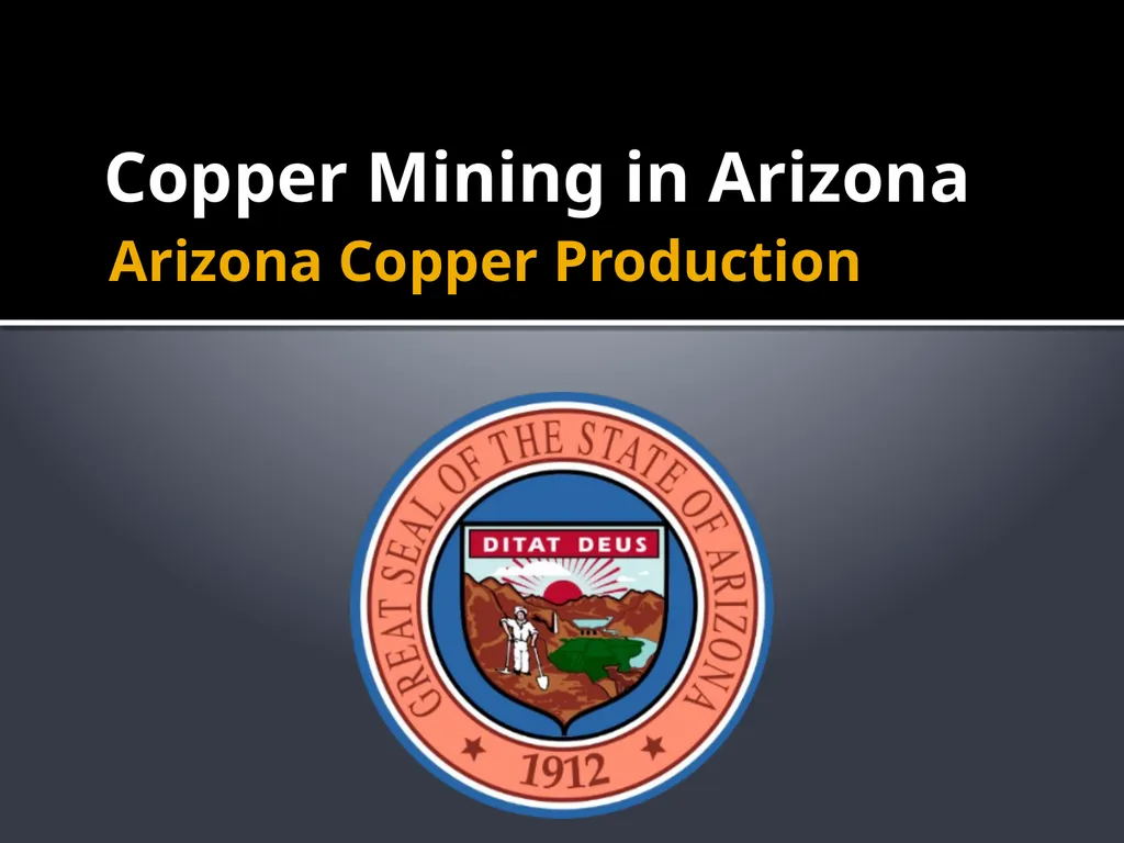 Copper Mining and Processing Learning Objectives - slide 15 of 87