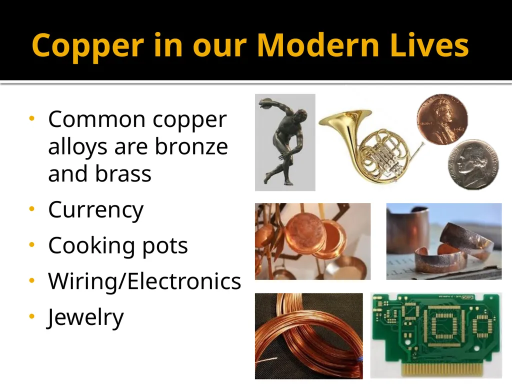 Copper Mining and Processing Learning Objectives - slide 11 of 87
