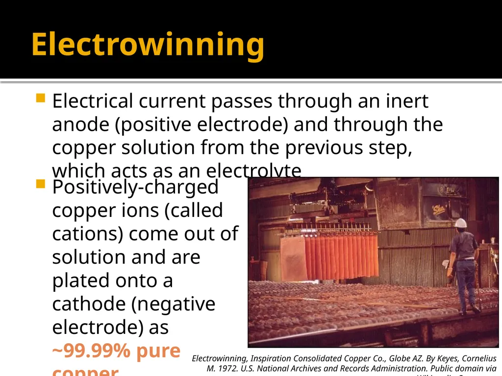 Copper Mining and Processing Learning Objectives - slide 71 of 87