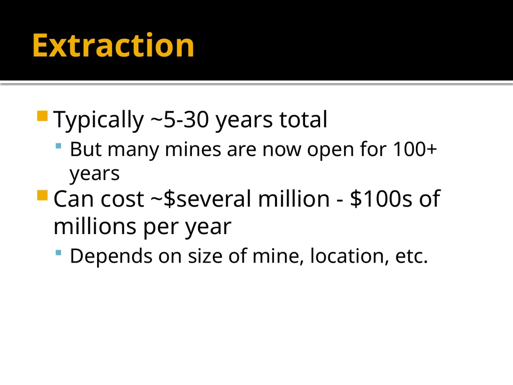 Copper Mining and Processing Learning Objectives - slide 55 of 87