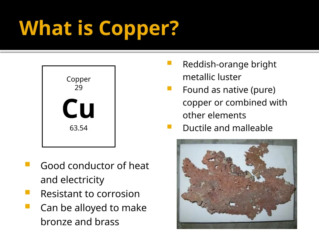 Copper Mining and Processing Learning Objectives - slide 4 of 87