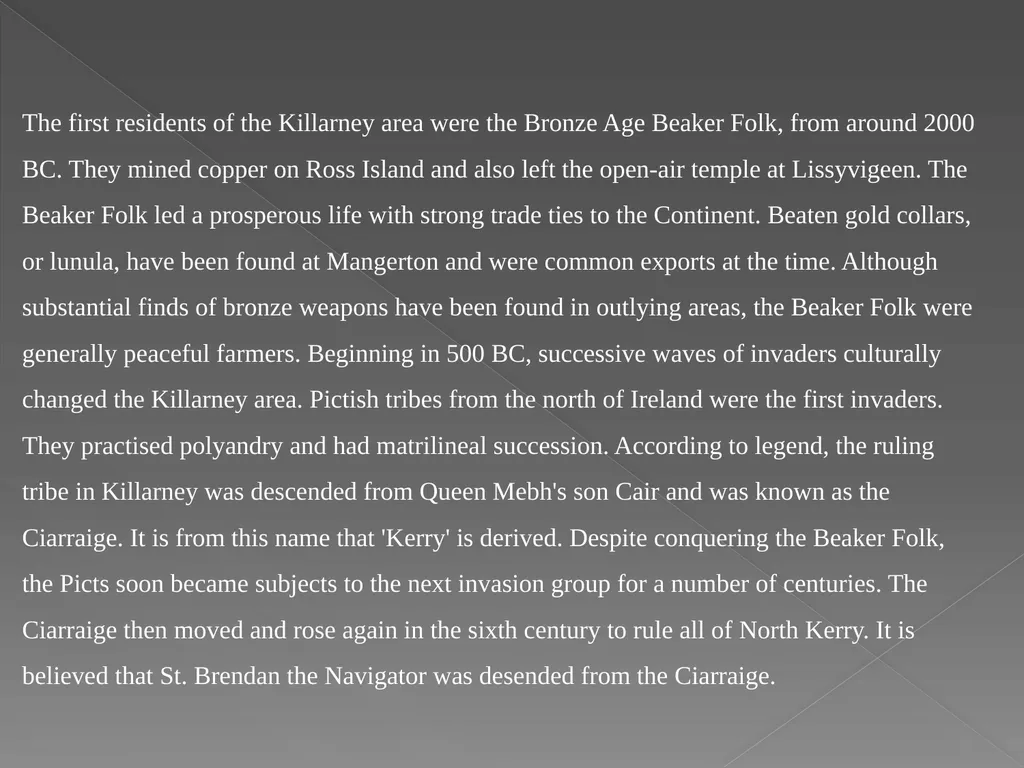 Killarney featured in the OS map has a long - slide 3 of 12