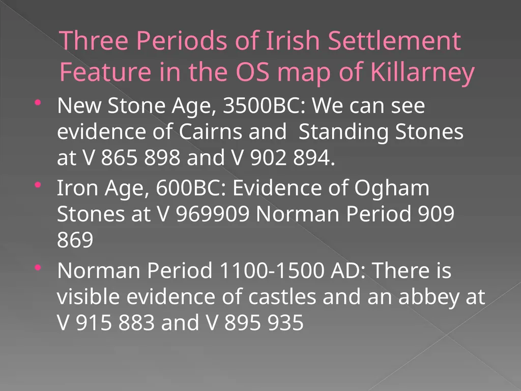 Killarney featured in the OS map has a long - slide 5 of 12