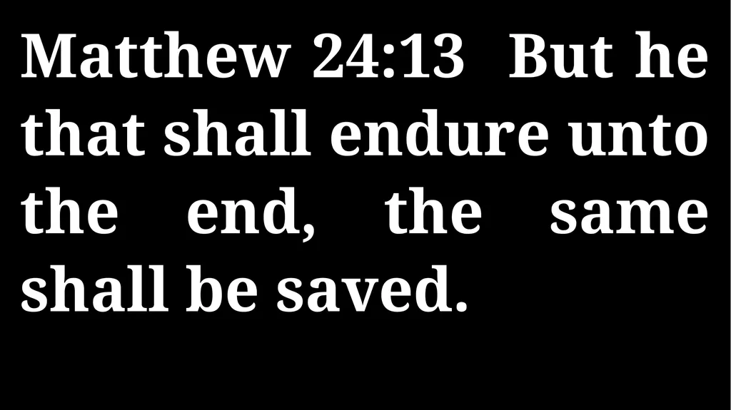 Thursday Bible Study Matthew 24:1-31 Joshua Tapp - slide 18 of 29