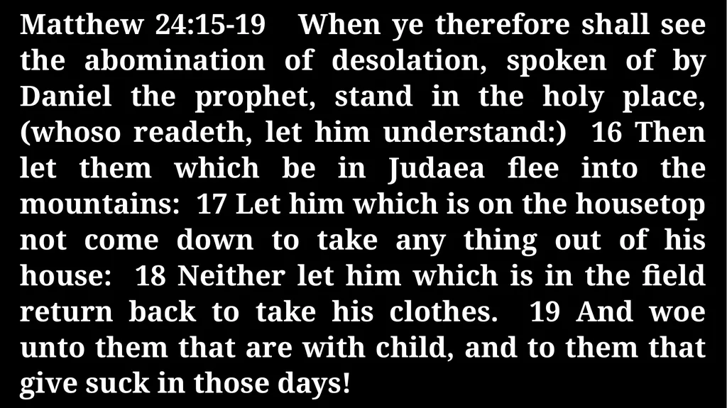 Thursday Bible Study Matthew 24:1-31 Joshua Tapp - slide 5 of 29