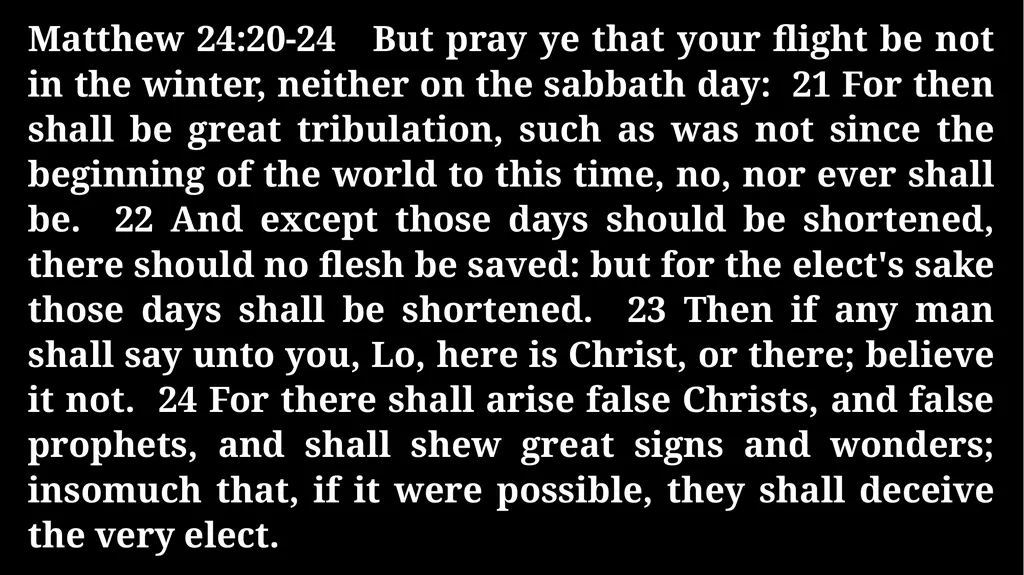 Thursday Bible Study Matthew 24:1-31 Joshua Tapp - slide 6 of 29
