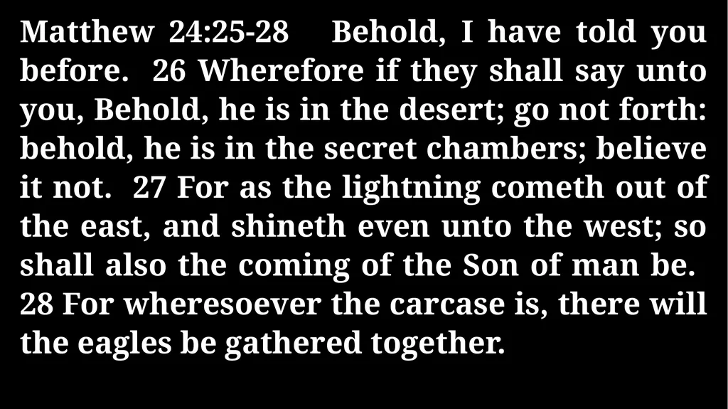 Thursday Bible Study Matthew 24:1-31 Joshua Tapp - slide 7 of 29