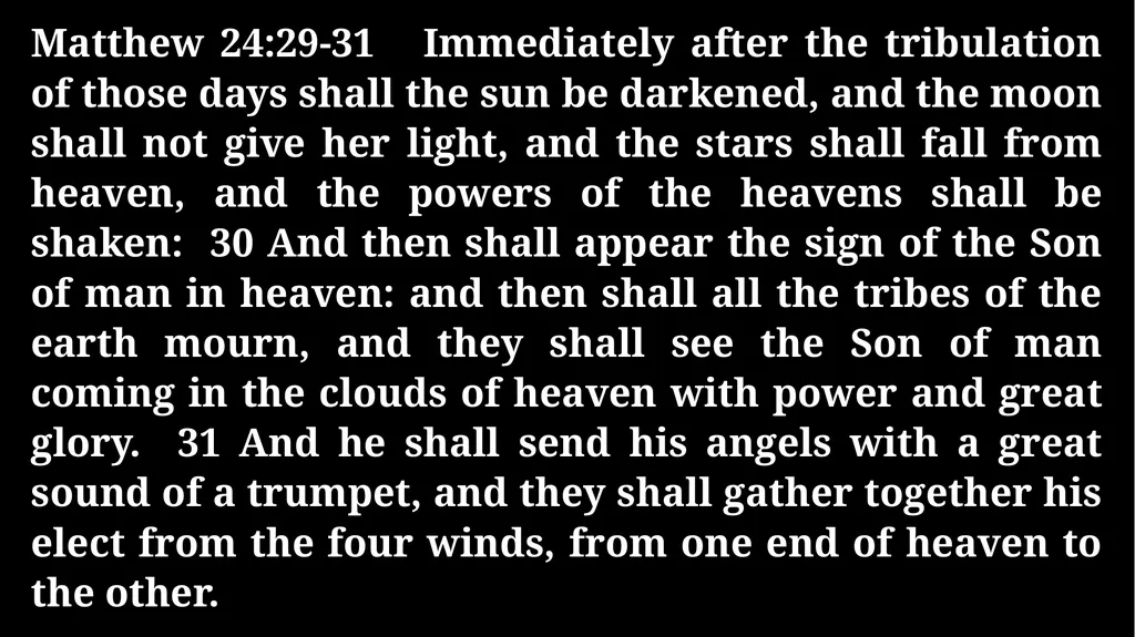 Thursday Bible Study Matthew 24:1-31 Joshua Tapp - slide 8 of 29