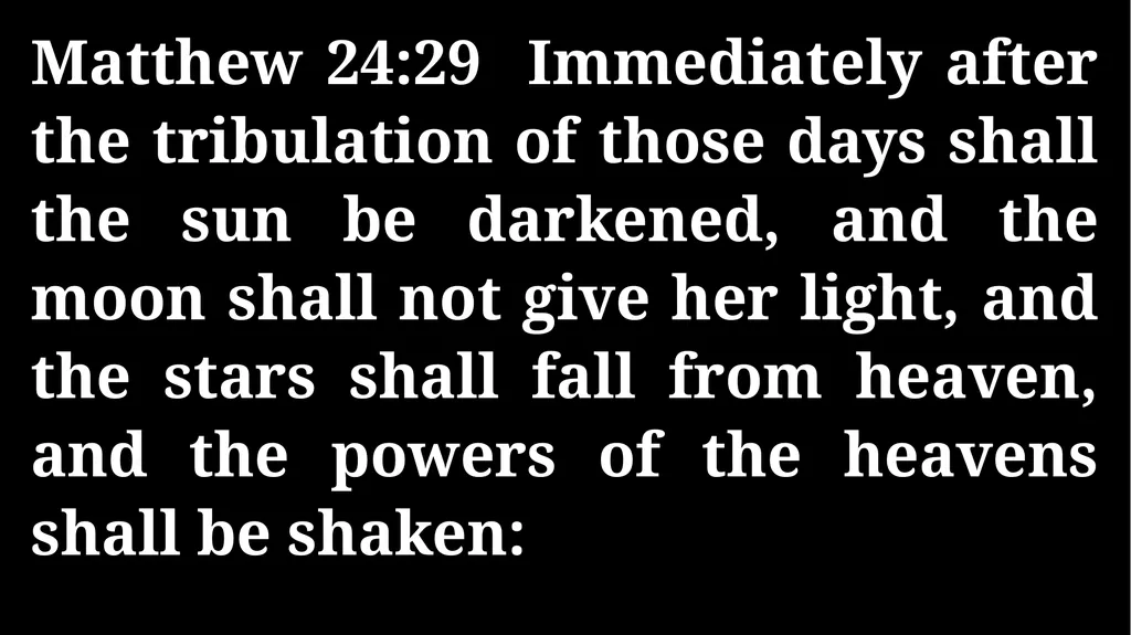 Thursday Bible Study Matthew 24:1-31 Joshua Tapp - slide 25 of 29