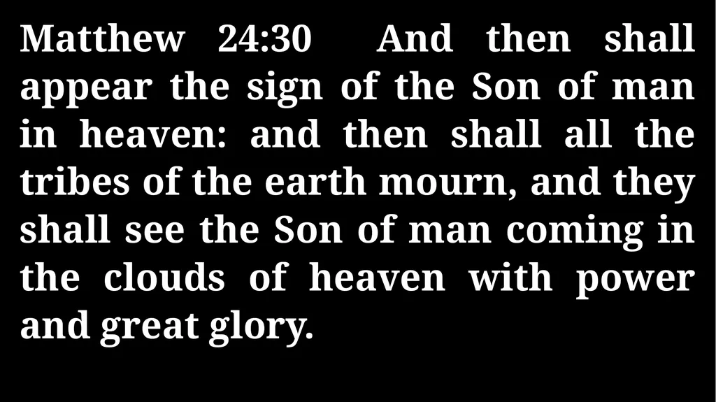 Thursday Bible Study Matthew 24:1-31 Joshua Tapp - slide 26 of 29