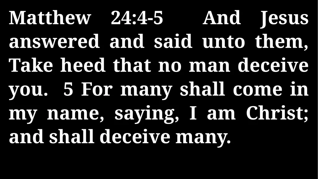 Thursday Bible Study Matthew 24:1-31 Joshua Tapp - slide 12 of 29