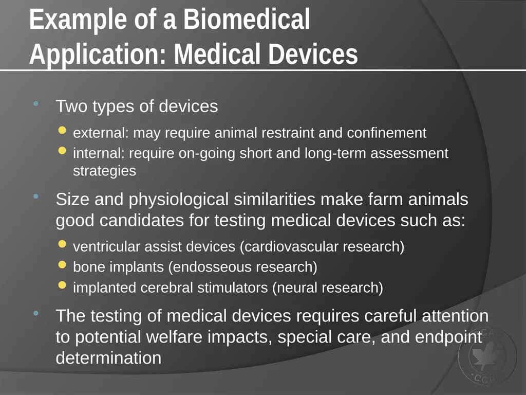 CCAC Training Module on: the Ethical Use and Care - slide 14 of 18
