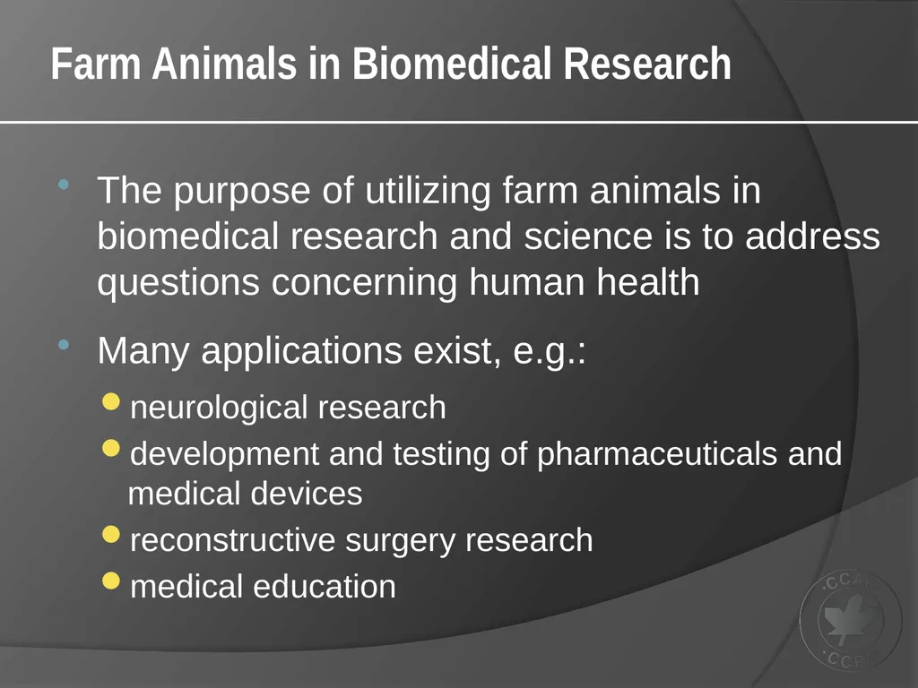 CCAC Training Module on: the Ethical Use and Care - slide 5 of 18