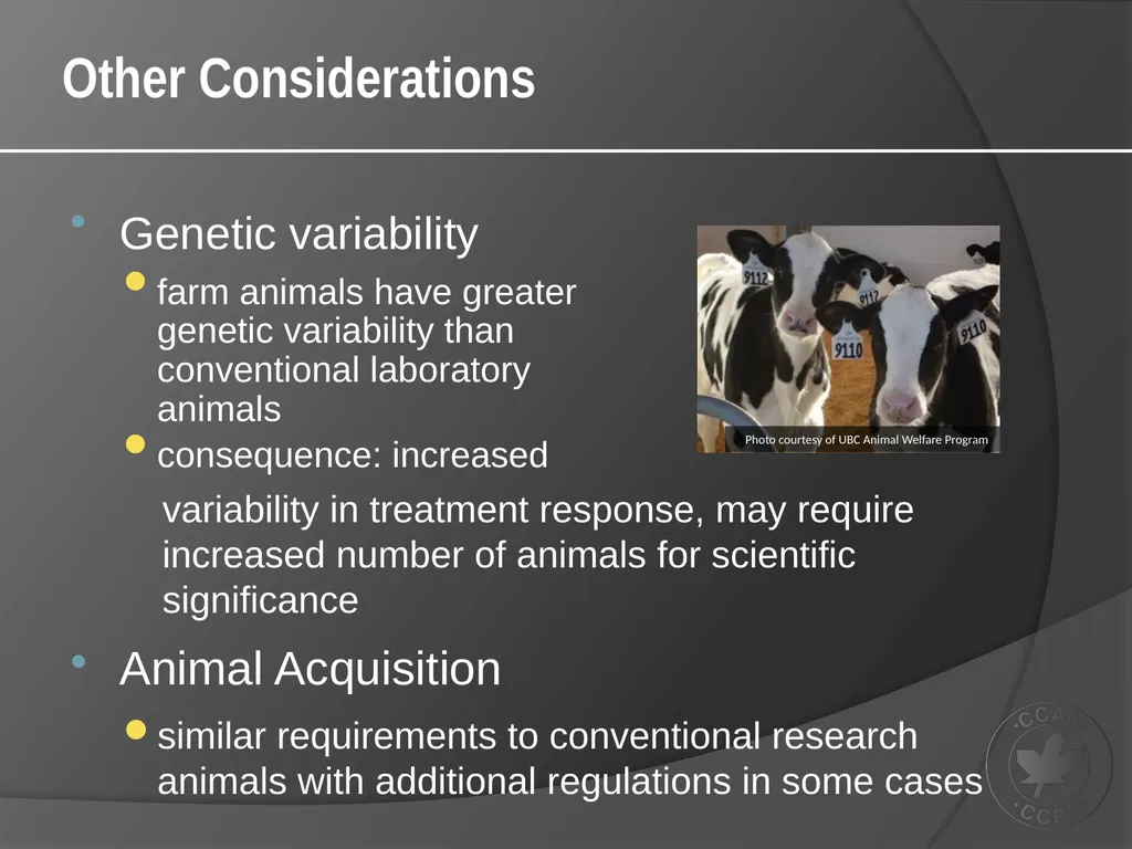 CCAC Training Module on: the Ethical Use and Care - slide 11 of 18