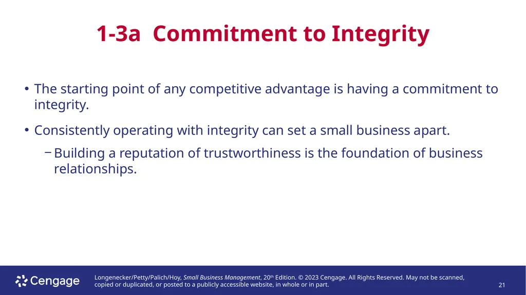 Small Business Management, 20e Chapter 1: The - slide 21 of 45